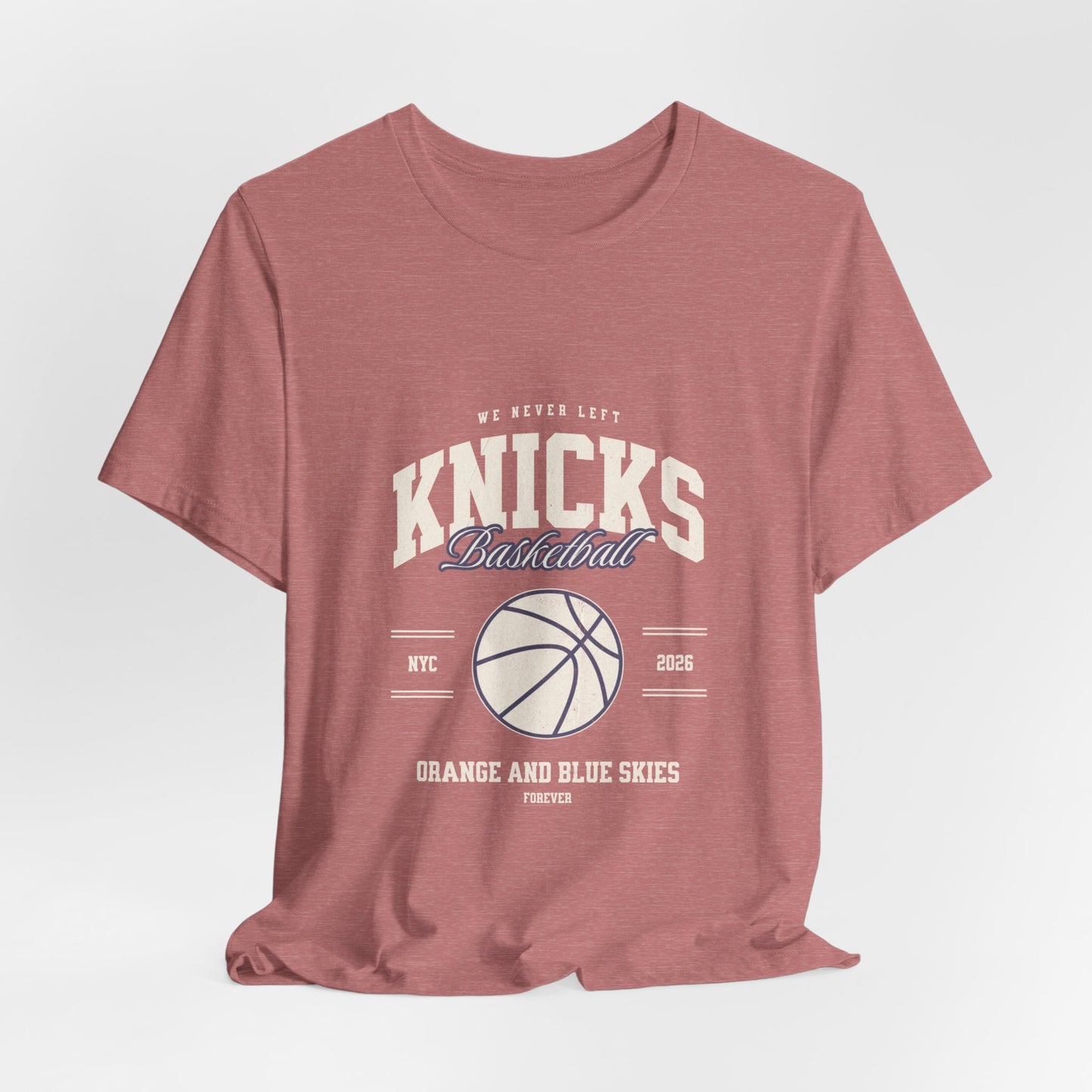 Knicks Basketball Vintage Logo Tee | Basketball Shirt, NYC Sports Tee